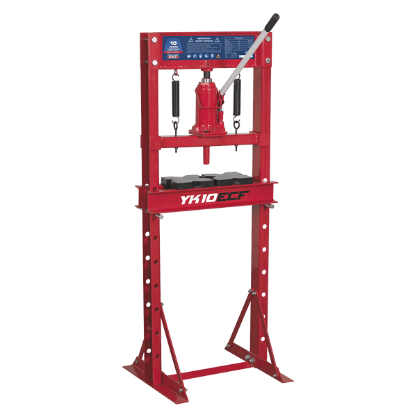 Sealey Presses 10 Tonne Economy Floor Type Hydraulic Press-YK10ECF 5054511950250 YK10ECF - Buy Direct from Spare and Square