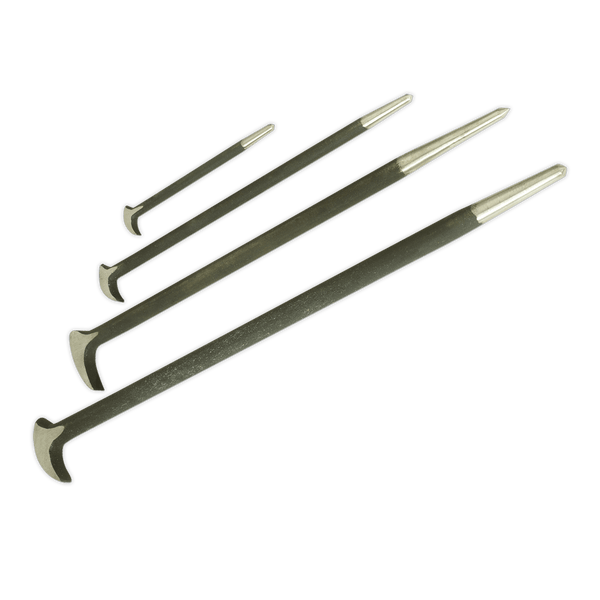 Sealey Pry Bars, Heel Bars 4pc Heel Bar Set-S0640 5024209822299 S0640 - Buy Direct from Spare and Square
