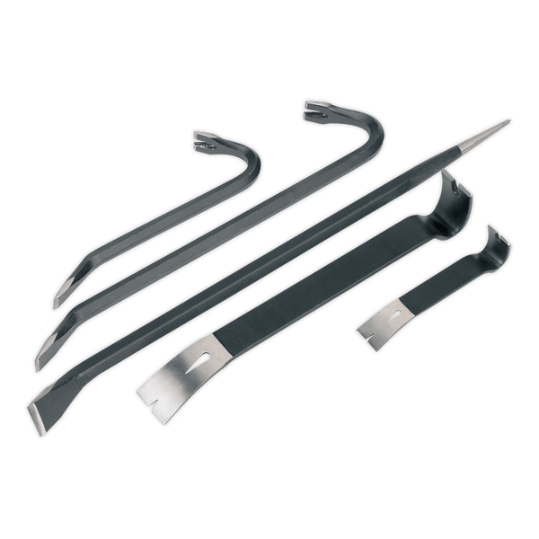 Sealey Pry Bars, Heel Bars 5pc Wrecking Bar Set-AK9112 5024209901246 AK9112 - Buy Direct from Spare and Square
