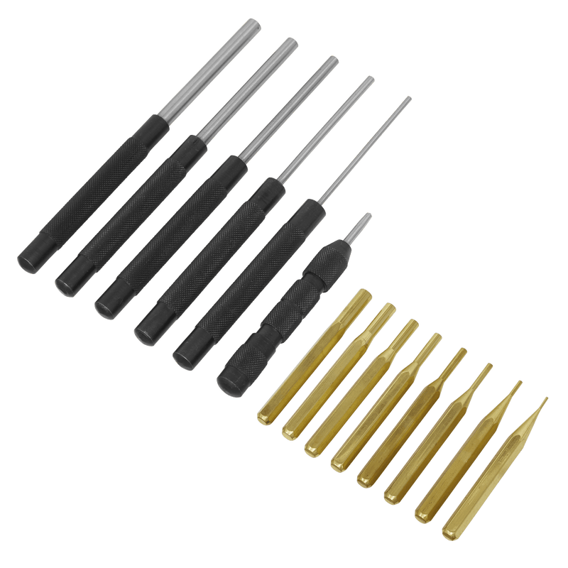 Sealey Punches & Chisels 14pc All-Purpose Punch Set-AKB14 5054630278570 AKB14 - Buy Direct from Spare and Square