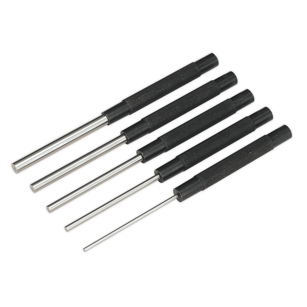 Sealey Punches & Chisels 5pc Long Pattern Parallel Pin Punch Set-AK9124 5024209319331 AK9124 - Buy Direct from Spare and Square