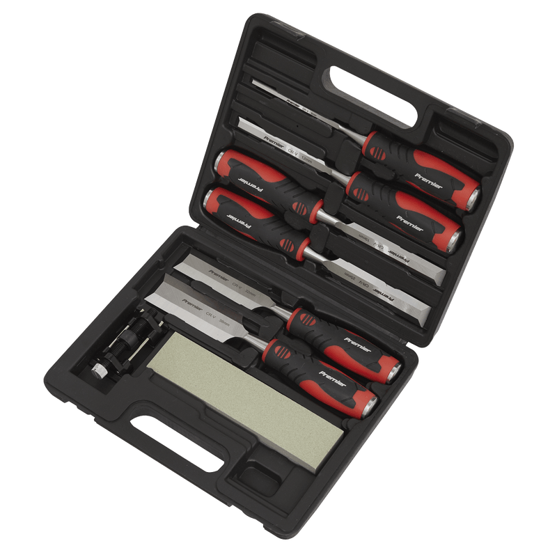 Sealey Punches & Chisels 8pc Hammer-Thru Wood Chisel Set-AK9240 5054511972436 AK9240 - Buy Direct from Spare and Square
