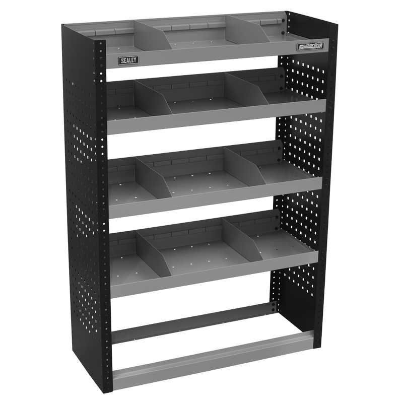 Sealey Racking 1.85m Modular Van Storage System 3-Piece Set-APMSVCOMBO3 5054630229398 APMSVCOMBO3 - Buy Direct from Spare and Square