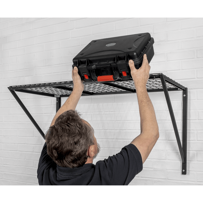 Sealey Racking Heavy-Duty Wall Mounted Storage Rack-APWSR01 5054630247224 APWSR01 - Buy Direct from Spare and Square