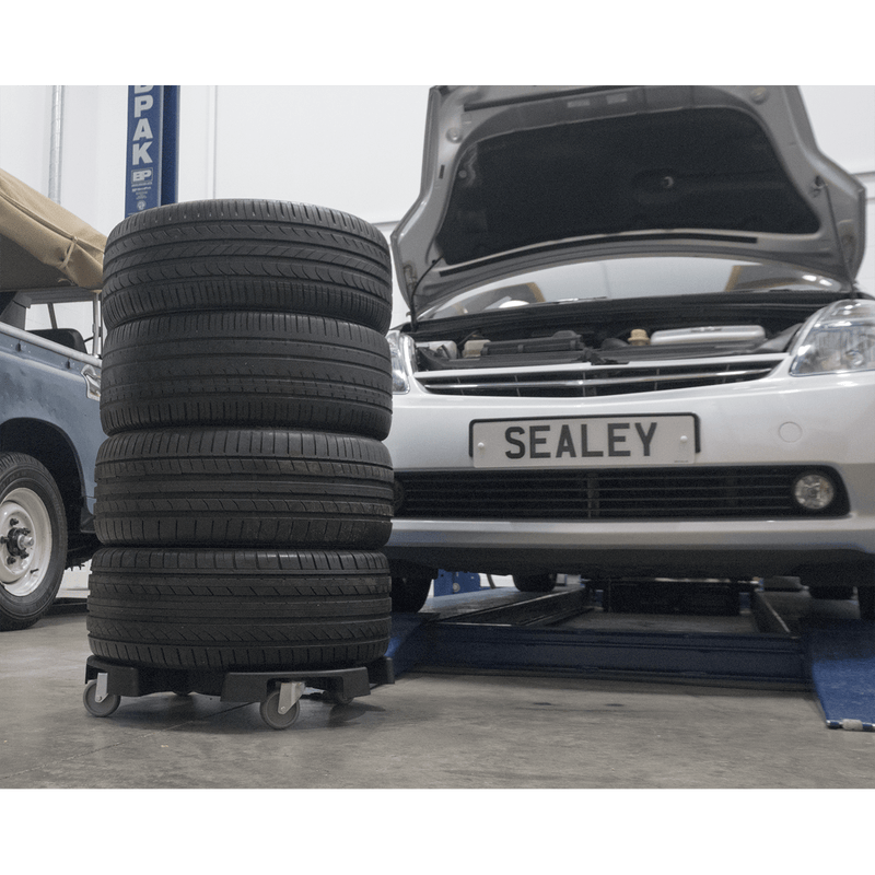 Sealey Racking Tyre Storage/Transport Dolly-STR006 5054511260106 STR006 - Buy Direct from Spare and Square