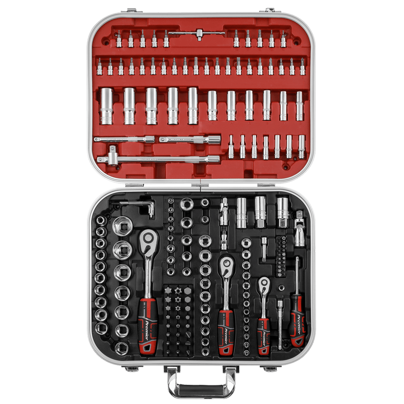 Sealey Ratchet Wrenches 172pc 1/4", 3/8" & 1/2"Sq Drive WallDrive® Socket Set-AK7981 5054630204913 AK7981 - Buy Direct from Spare and Square
