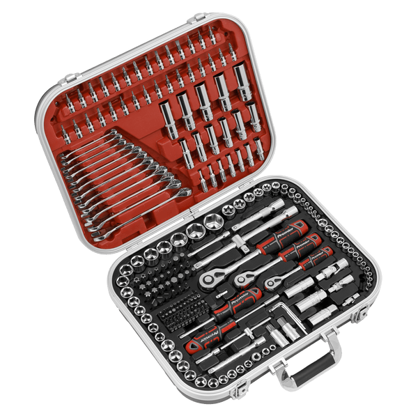 Sealey Ratchet Wrenches 216pc 1/4", 3/8" & 1/2"Sq Drive WallDrive® Socket Set-AK7982 5054630204937 AK7982 - Buy Direct from Spare and Square