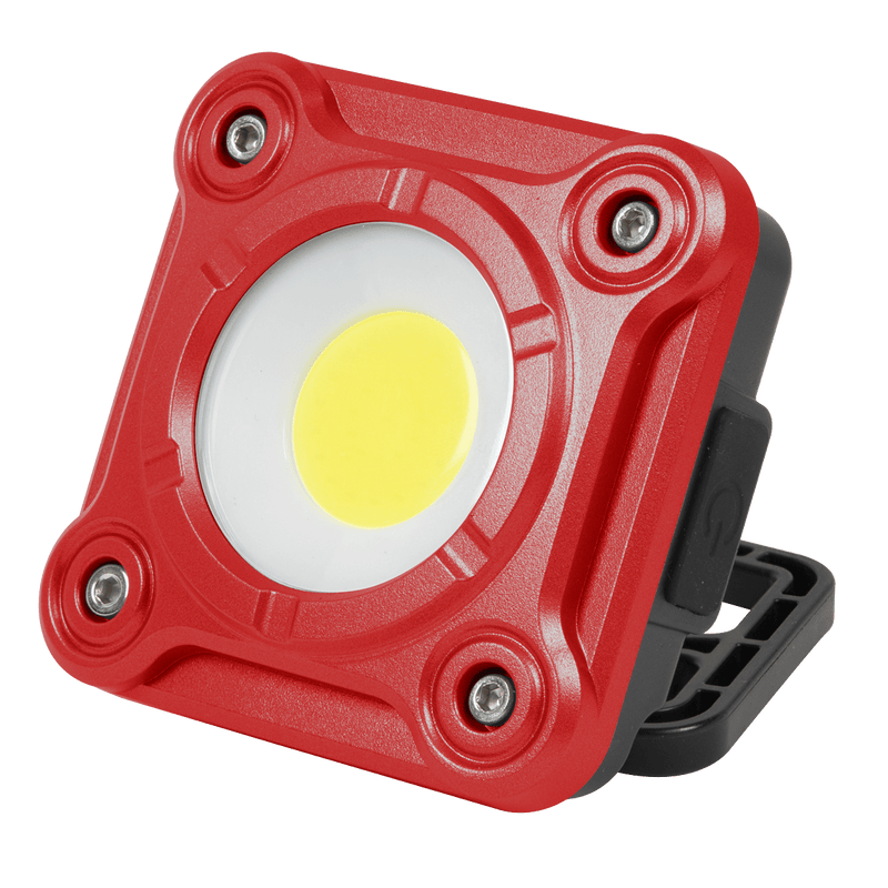 Sealey Rechargeable Pocket Floodlight 10W COB LED 5054630359910 LED1000 - Buy Direct from Spare and Square