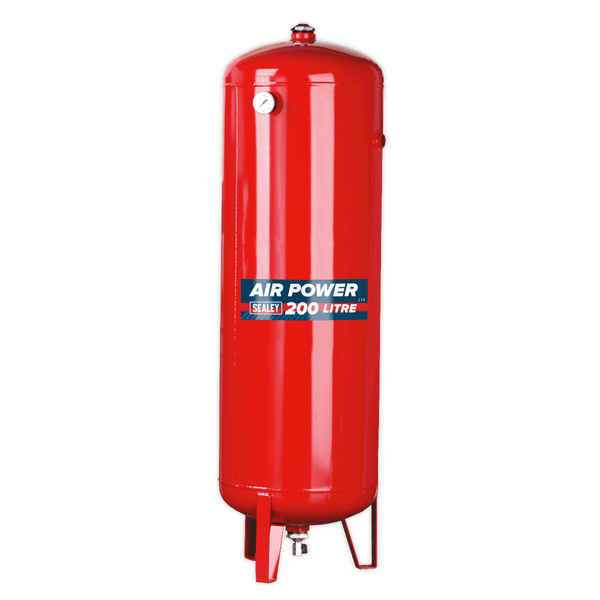 Sealey Reservoir 200L Vertical Air Compressor Tank-SA200T 5024209235839 SA200T - Buy Direct from Spare and Square