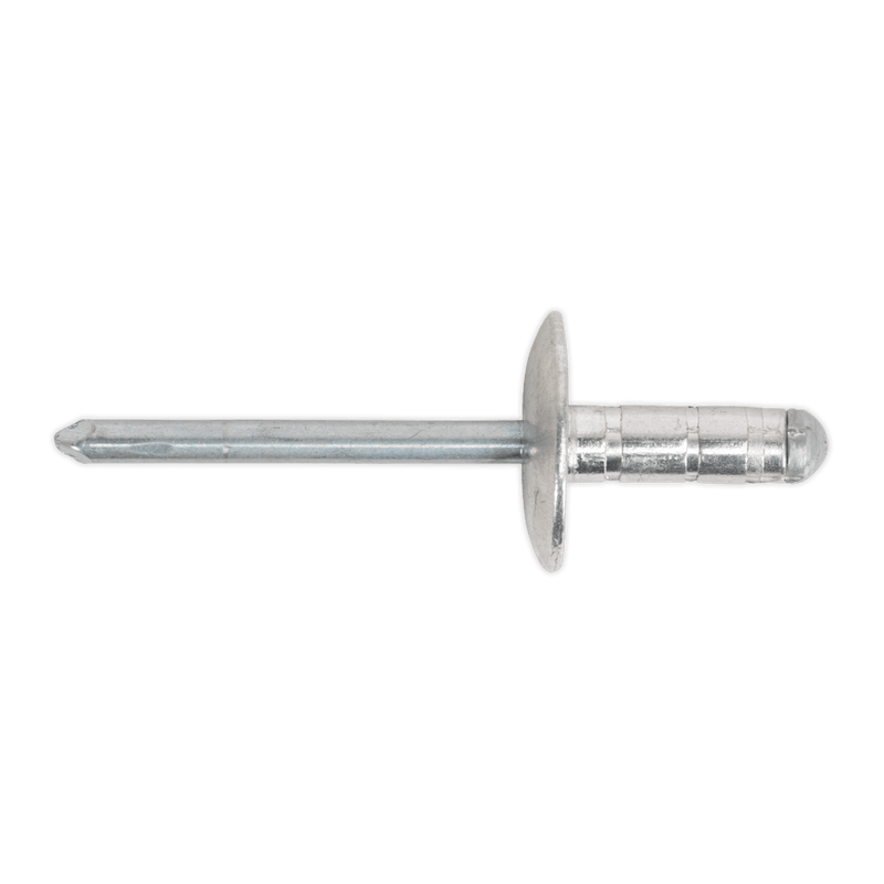 Sealey Rivets Ø4.8 x 13mm Aluminium Multi-Grip Rivet Large Flange - Pack of 200-RM4813L 5054511003673 RM4813L - Buy Direct from Spare and Square