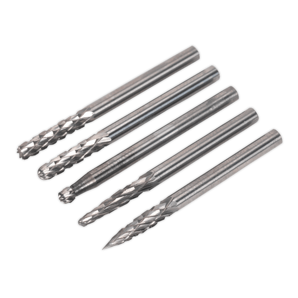 Sealey Rotary Burrs 5pc Micro Burr Set-MCBSET01 5054511168556 MCBSET01 - Buy Direct from Spare and Square