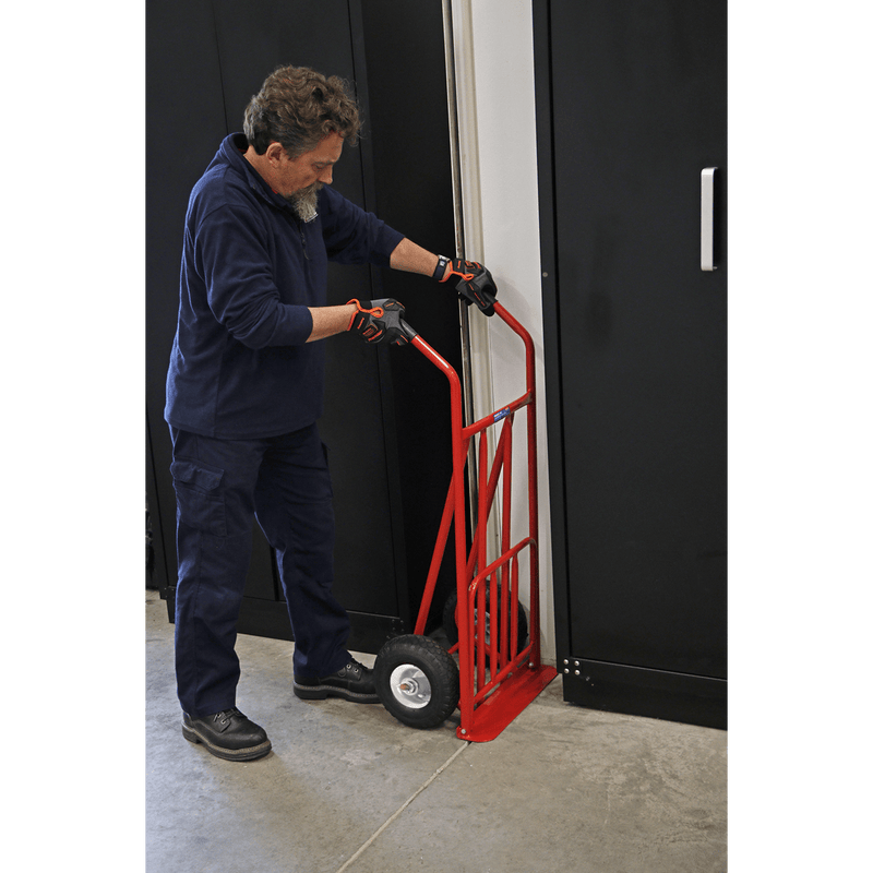 Sealey Sack Trucks 150kg Folding Sack Truck with Pneumatic Tyres-CST800 5054511584721 CST800 - Buy Direct from Spare and Square