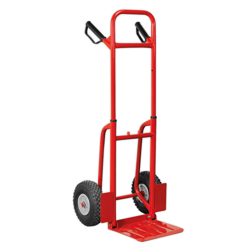 Sealey Sack Trucks 200kg Folding Sack Truck with Pneumatic Tyres-CST801 5054511585407 CST801 - Buy Direct from Spare and Square