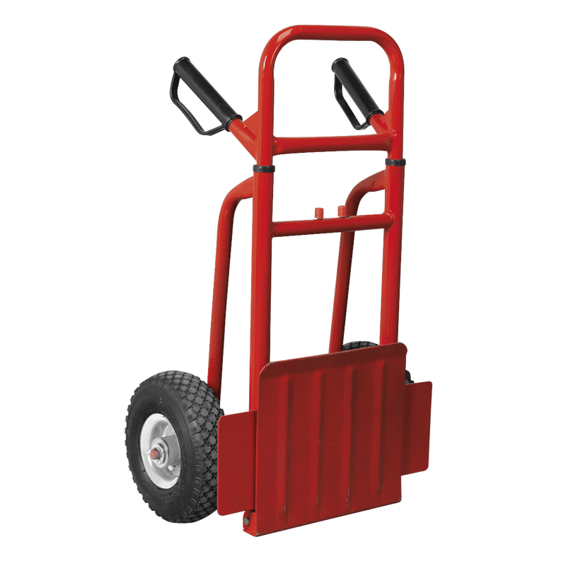 Sealey Sack Trucks 200kg Folding Sack Truck with Pneumatic Tyres-CST801 5054511585407 CST801 - Buy Direct from Spare and Square