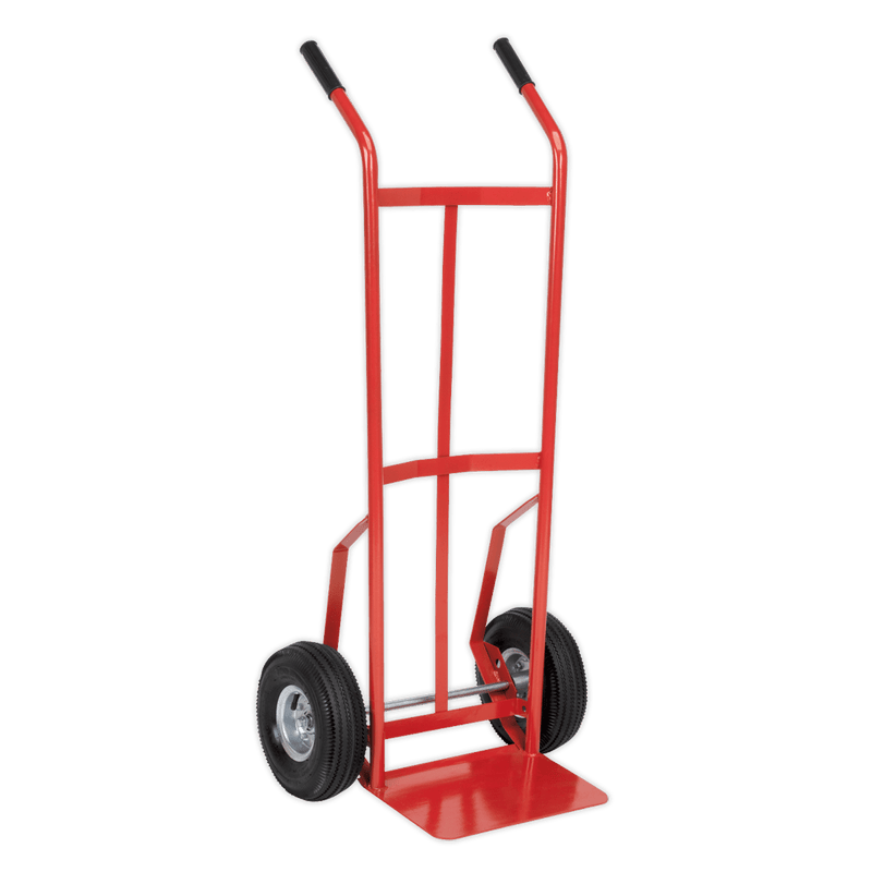 Sealey Sack Trucks 200kg Sack Truck with 250 x 90mm Pneumatic Tyres-CST987 5024209039956 CST987 - Buy Direct from Spare and Square