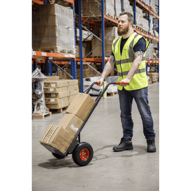 Sealey Sack Trucks 250kg Capacity Heavy-Duty Sack Truck with PU Tyres-CST986HD 5054511617825 CST986HD - Buy Direct from Spare and Square