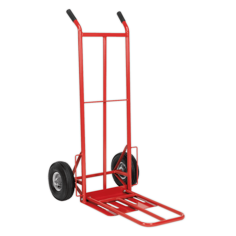 Sealey Sack Trucks 250kg Folding Sack Truck with Pneumatic Tyres-CST990 5054511585209 CST990 - Buy Direct from Spare and Square