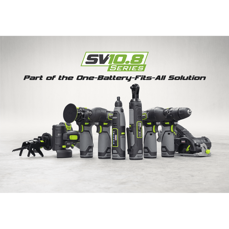 Sealey Sanders/Polishers 10.8V 2Ah SV10.8 Series Ø150mm Dual Action Sander/Polisher Kit-CP108VSP 5054630210488 CP108VSP - Buy Direct from Spare and Square