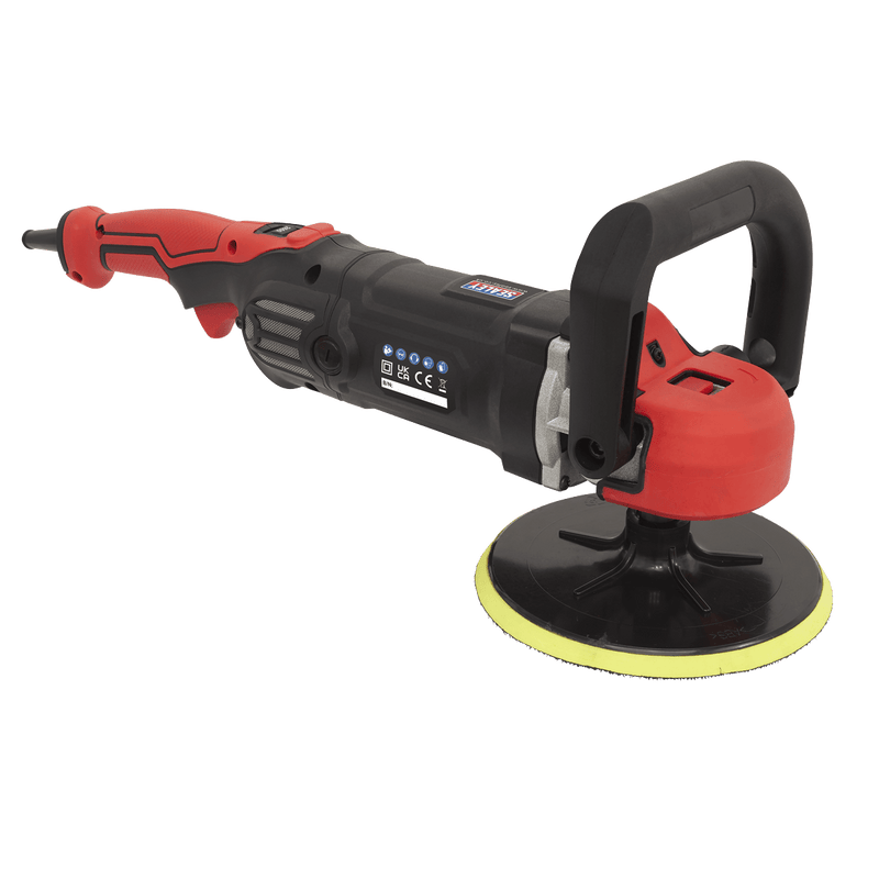 Sealey Sanders/Polishers Ø180mm Variable Speed Sander/Polisher 1400W-MS925PS 5054630101915 MS925PS - Buy Direct from Spare and Square