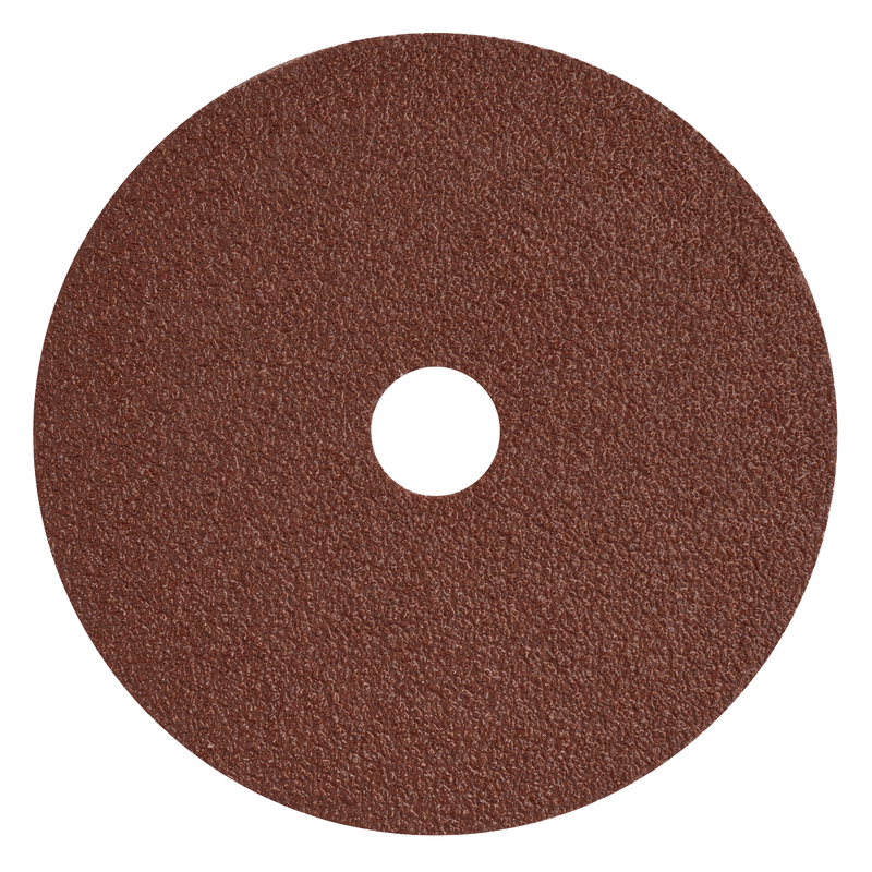Sealey Sanding Discs Ø100mm Fibre Backed Disc 40Grit - Pack of 25-WSD440 5054511831719 WSD440 - Buy Direct from Spare and Square