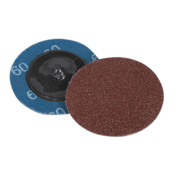 Sealey Sanding Discs Ø50mm Quick-Change Sanding Disc 60Grit - Pack of 10-PTCQC5060 5051747650183 PTCQC5060 - Buy Direct from Spare and Square