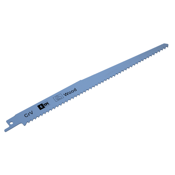 Sealey Saw Blades 230mm 6tpi Reciprocating Saw Blade Clean Wood - Pack of 5-SRBS911D 5054511806656 SRBS911D - Buy Direct from Spare and Square