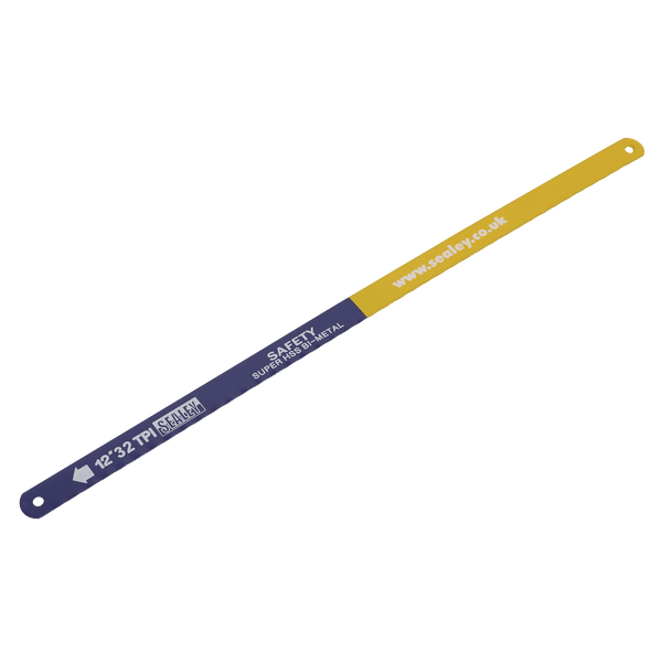 Sealey Saw Blades 32tpi Bi-Metal Hacksaw Blade HSS - Pack of 2-HSB0232 5024209926720 HSB0232 - Buy Direct from Spare and Square