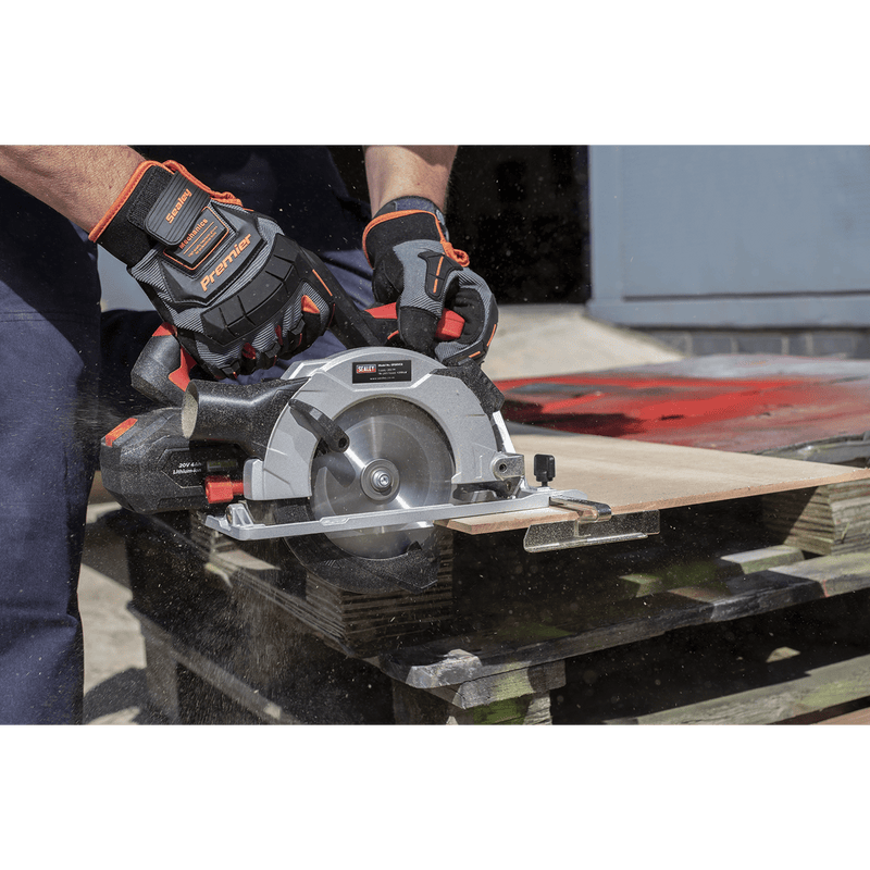 Sealey Saws 20V SV20 Series Ø150mm Circular Saw - Body Only-CP20VCS 5054511703061 CP20VCS - Buy Direct from Spare and Square