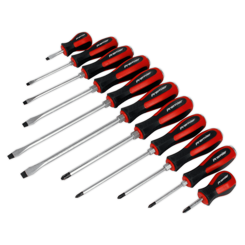 Sealey Screwdrivers 11pc Hammer-Thru Screwdriver Set-AK4933 5051747560352 AK4933 - Buy Direct from Spare and Square