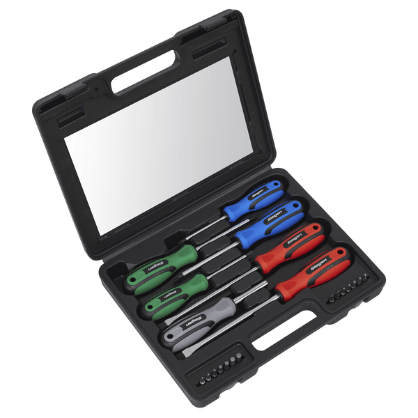 Sealey Screwdrivers 21pc Screwdriver Set with Storage Case-S0923 5054511966282 S0923 - Buy Direct from Spare and Square