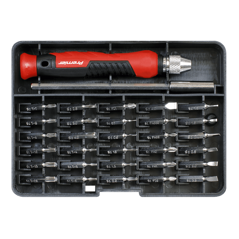 Sealey Screwdrivers 32pc Precision Bit Screwdriver Set-AK97328 5054630238925 AK97328 - Buy Direct from Spare and Square