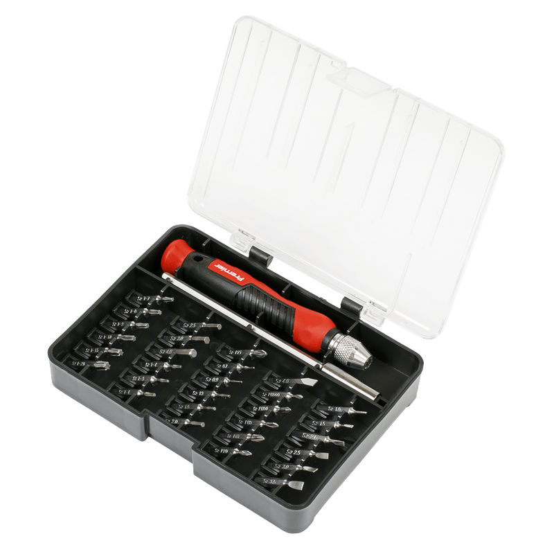 Sealey Screwdrivers 32pc Precision Bit Screwdriver Set-AK97328 5054630238925 AK97328 - Buy Direct from Spare and Square