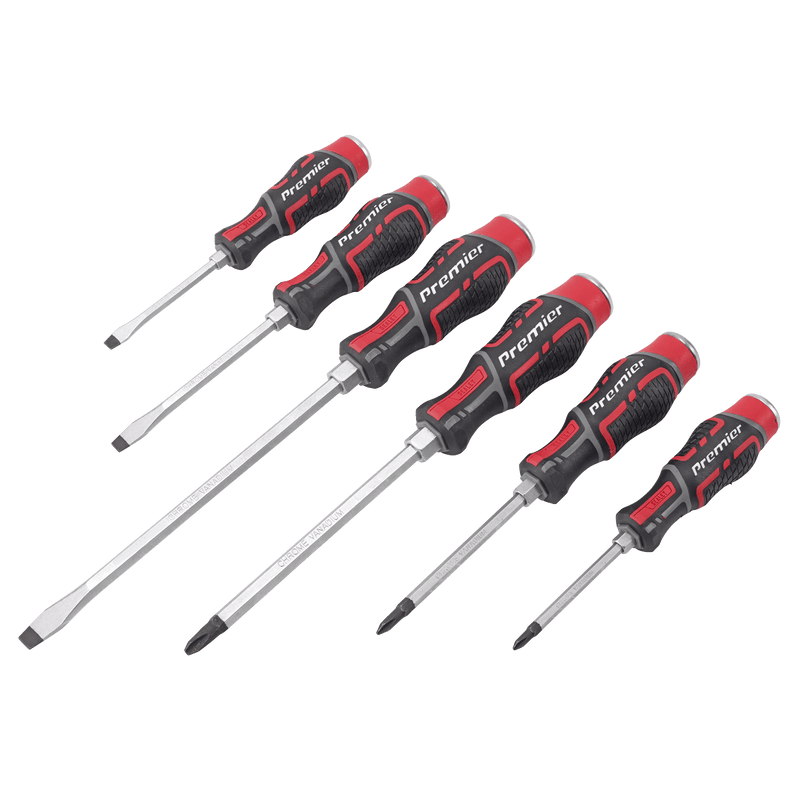 Sealey Screwdrivers 6pc Hammer-Thru Screwdriver Set-AK4940 5054630101632 AK4940 - Buy Direct from Spare and Square