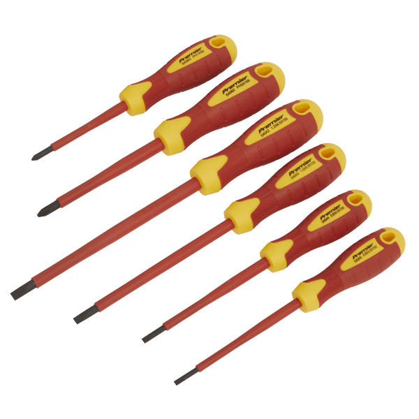 Sealey Screwdrivers 6pc Screwdriver Set - VDE Approved-AK6130 5054630171499 AK6130 - Buy Direct from Spare and Square
