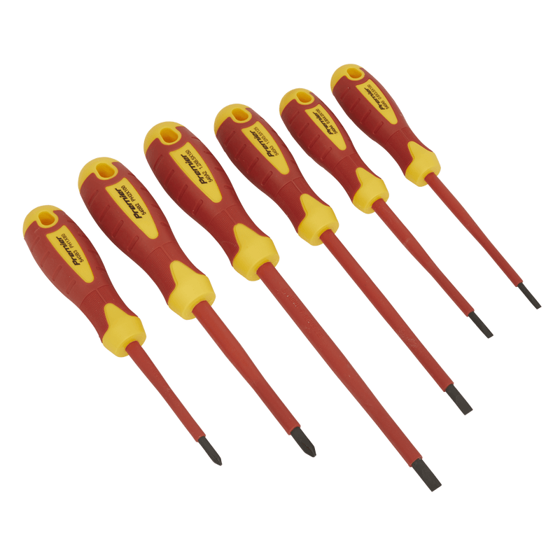 Sealey Screwdrivers 6pc Screwdriver Set - VDE Approved-AK6130 5054630171499 AK6130 - Buy Direct from Spare and Square