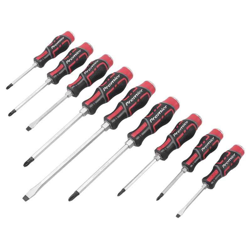 Sealey Screwdrivers 9pc Hammer-Thru Screwdriver Set-AK4941 5054630101595 AK4941 - Buy Direct from Spare and Square