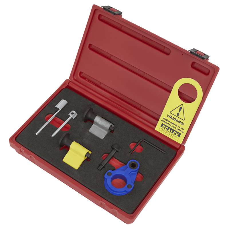 Sealey Setting & Locking Tools Diesel Engine Timing Tool Kit 1.2D/1.4D/1.6D/2.0D - for VAG, Ford & Mitsubishi - Belt Drive-VSE2092 5054511799873 VSE2092 - Buy Direct from Spare and Square