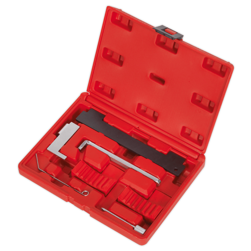 Sealey Setting & Locking Tools Petrol Engine Timing Tool Kit - for Alfa Romeo, Fiat, GM, Saab, Chevrolet - 1.4/1.6/1.8 Twinport - Belt Drive-VSE5006 5051747862265 VSE5006 - Buy Direct from Spare and Square