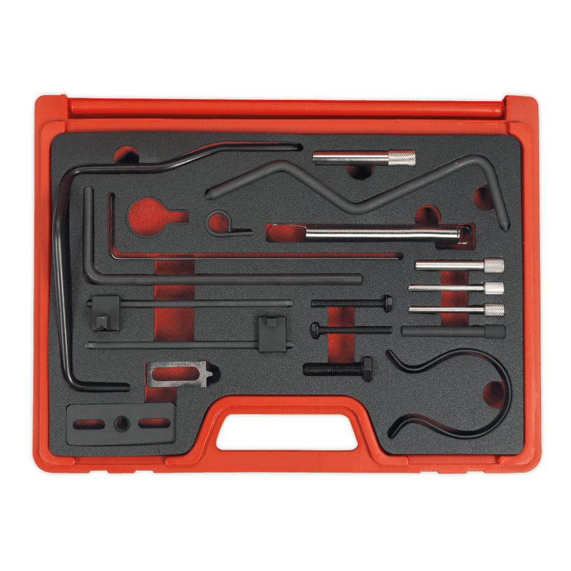 Sealey Setting & Locking Tools Timing Tool Kit - Ford/Fiat/Citroen/Peugeot 1.4D/1.5D/1.6D/2.0D/2.2D TDCi-HDi - Belt Drive-VSE5930 5054511137118 VSE5930 - Buy Direct from Spare and Square