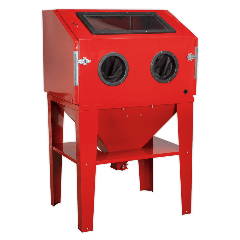 Sealey Shot Blasting Cabinet Double Access 960 x 720 x 1500mm 5024209123082 SB974 - Buy Direct from Spare and Square