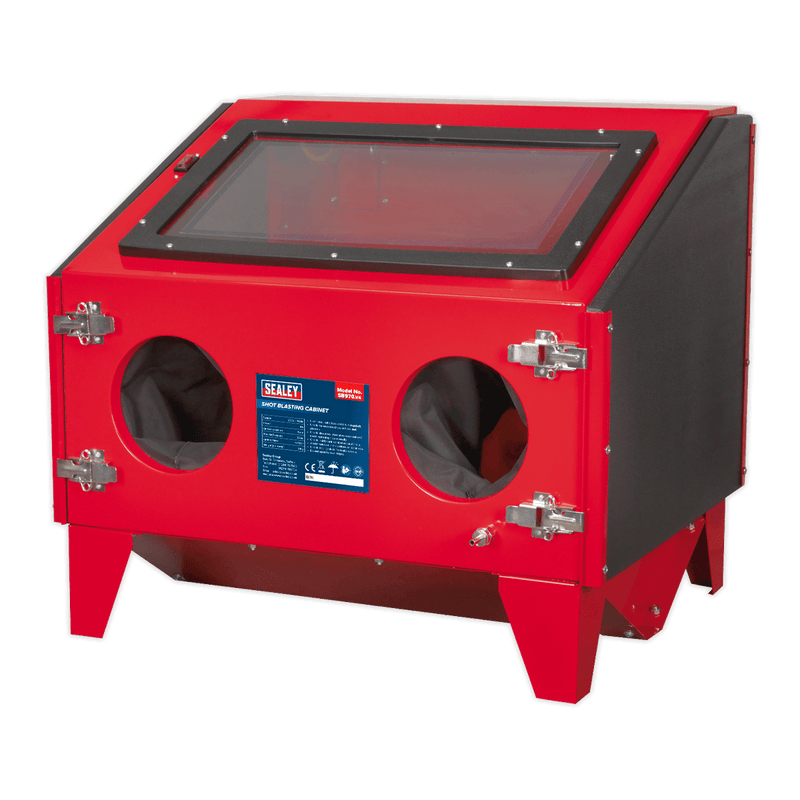 Sealey Shot Blasting Shot Blasting Cabinet with Gun - Double Access-SB970 5054511317763 SB970 - Buy Direct from Spare and Square