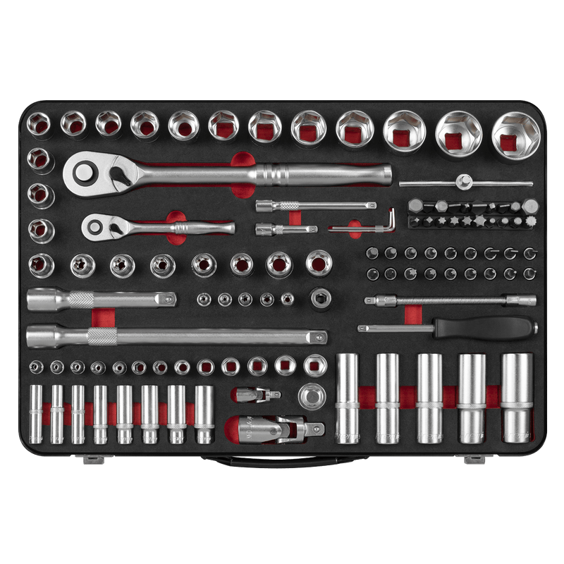 Sealey Socket Sets 108pc 1/4" & 1/2"Sq Drive Socket Set - Premier Platinum Series-AK7926 5054630278617 AK7926 - Buy Direct from Spare and Square