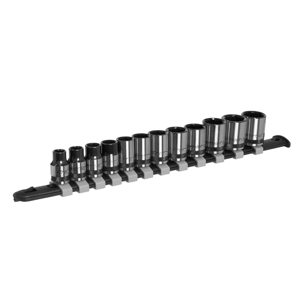 Sealey Socket Sets 12pc 3/8"Sq Drive Socket Set - Black Series-AK7992 5054630055461 AK7992 - Buy Direct from Spare and Square