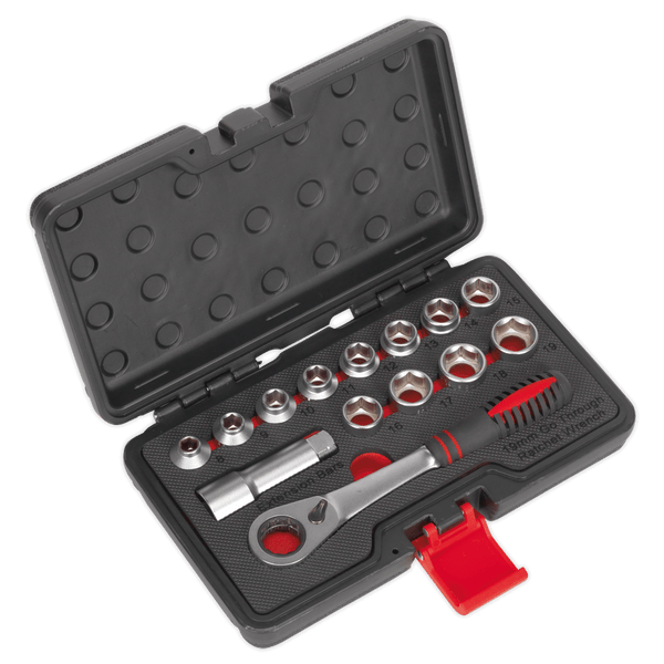 Sealey Socket Sets 14pc Low Profile Go-Through Socket Set-AK6926 5051747890527 AK6926 - Buy Direct from Spare and Square