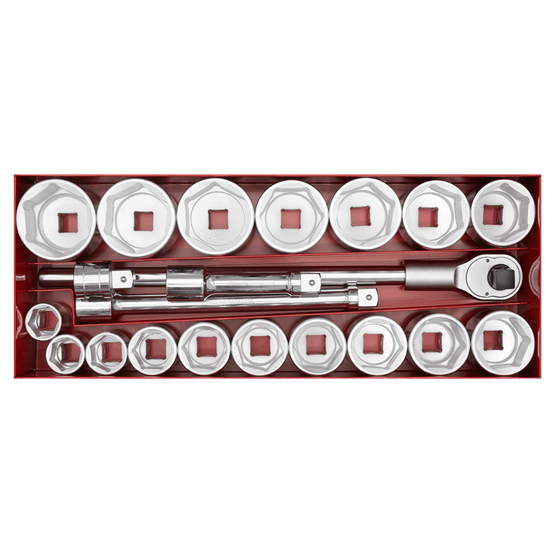 Sealey Socket Sets 22pc 1"Sq Drive Socket Set-AK261 5024209734462 AK261 - Buy Direct from Spare and Square