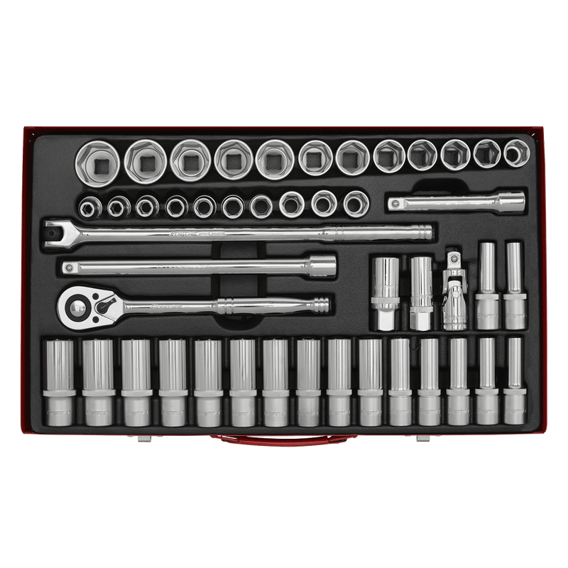 Sealey Socket Sets 46pc 1/2"Sq Drive Socket Set-AK6941 5054630030581 AK6941 - Buy Direct from Spare and Square