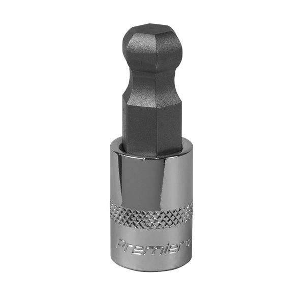 Sealey Sockets Individual 12mm 3/8"Sq Drive Ball-End Hex Socket Bit-SBBH009 5054511780253 SBBH009 - Buy Direct from Spare and Square