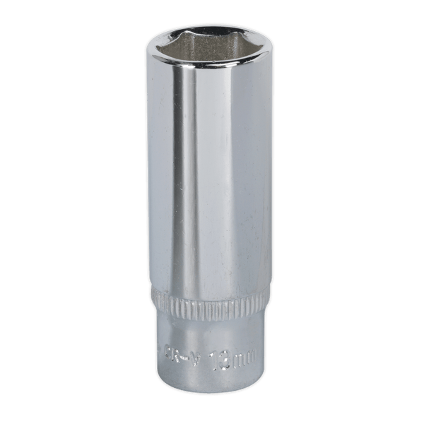Sealey Sockets Individual 13mm 1/4"Sq Drive Fully Polished Deep WallDrive® Socket-SP1413D 5051747361010 SP1413D - Buy Direct from Spare and Square