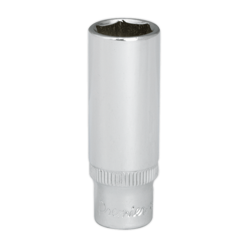 Sealey Sockets Individual 13mm 1/4"Sq Drive Fully Polished Deep WallDrive® Socket-SP1413D 5051747361010 SP1413D - Buy Direct from Spare and Square