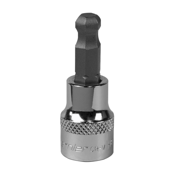Sealey Sockets Individual 8mm 3/8"Sq Drive Ball-End Hex Socket Bit-SBBH006 5054511780000 SBBH006 - Buy Direct from Spare and Square